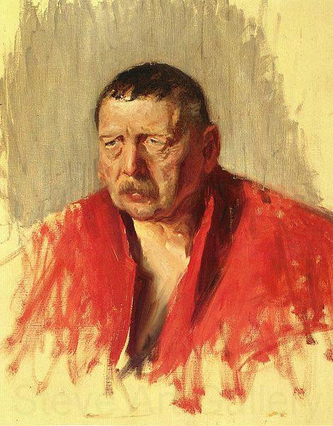 bruno liljefors Portrait of Zorn